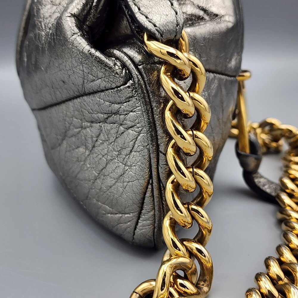 MARC JACOBS Collection Patchwork Metallic Leather… - image 5